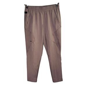 Under Armour Unstoppable Hybrid Pants Beige-Gray Size Medium